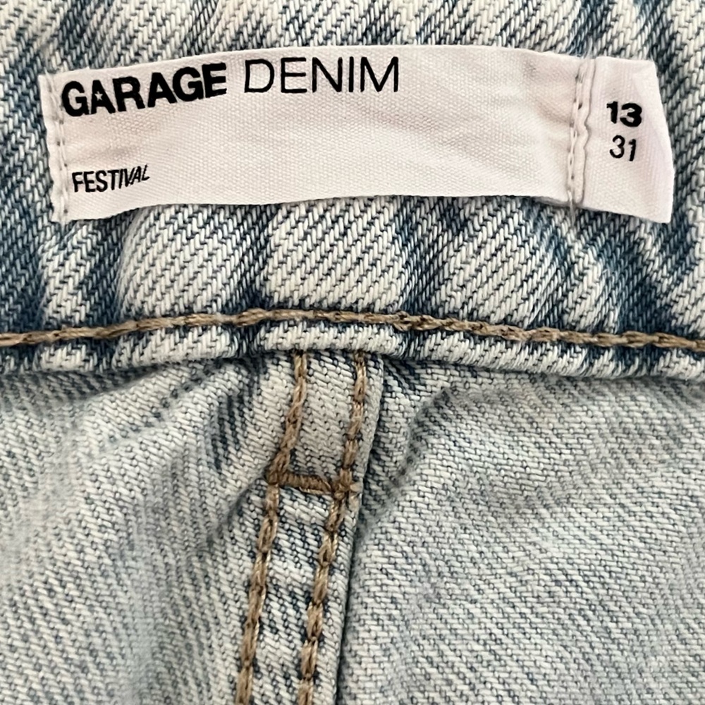 Garage Denim Festival Short - River Blue - Picture 7 of 7